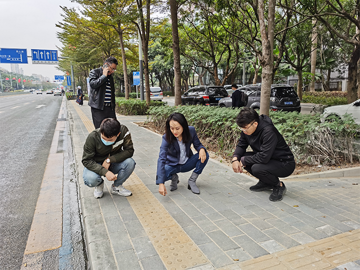 20201230深圳市交通运输局龙岗管理局行走检查紫薇人行天桥和清林路塌陷隐患点.jpg