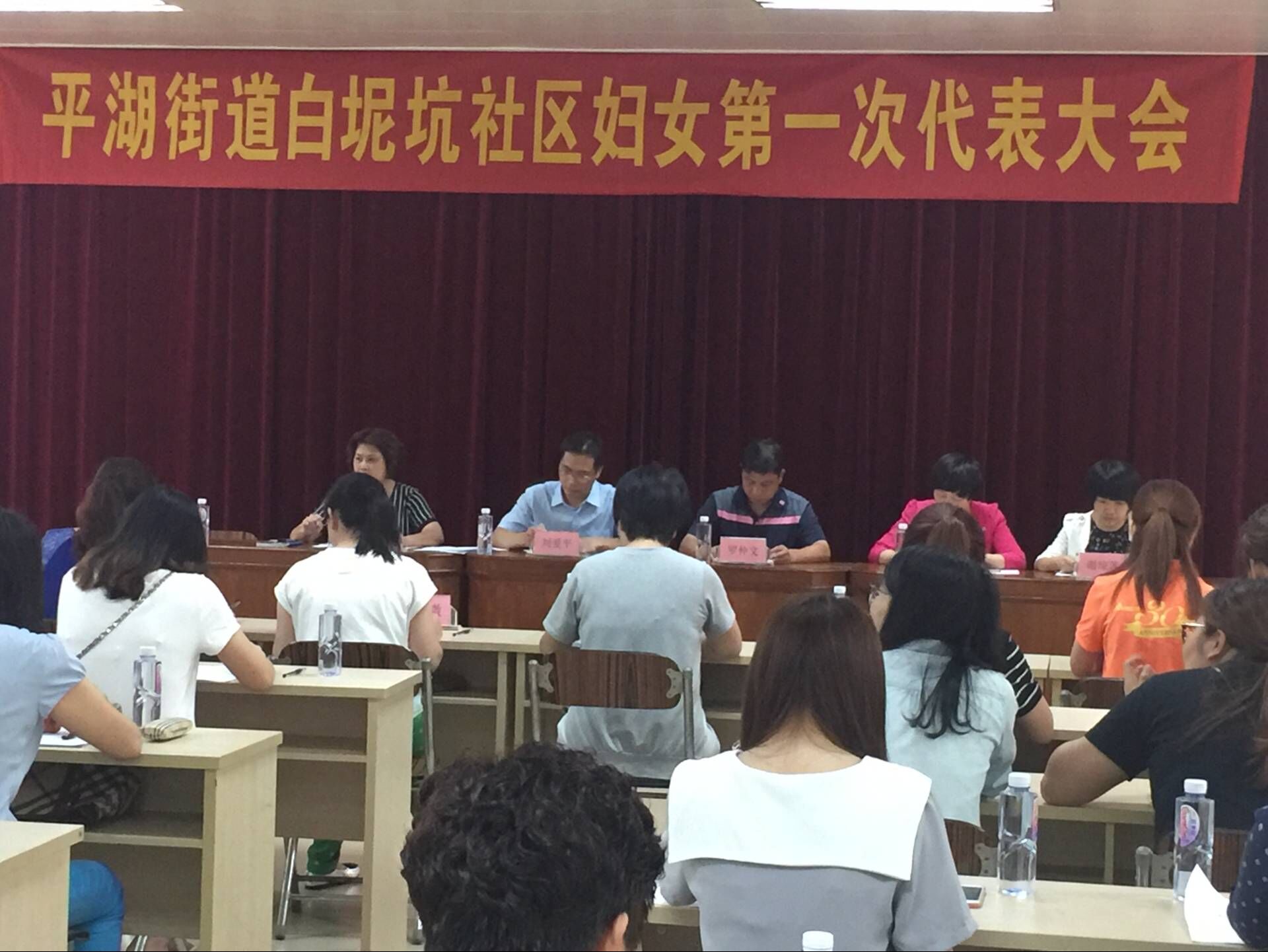 平湖街道成为我区首个全部完成社区妇联建设的街道