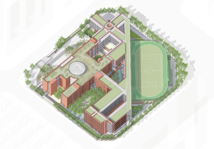 深圳中学龙岗初级中学东北轴测图.png